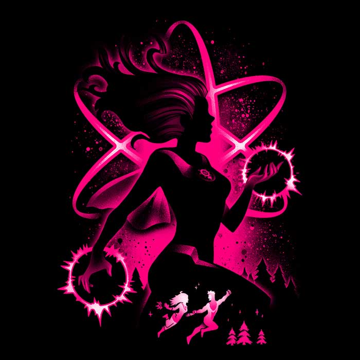 Atom Girl Women's Apparel - Adult & Kids T-Shirts, Sweatshirts & Hoodies apparel design preview 2