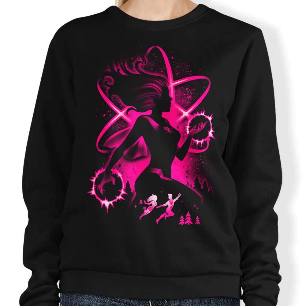 Atom Girl - Adult & Kids T-Shirts, Sweatshirts & Hoodies apparel design preview 1