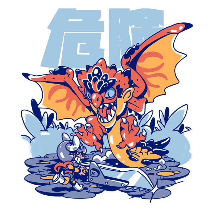 Attack of Rage - Adult & Kids T-Shirts, Sweatshirts & Hoodies apparel design preview 2