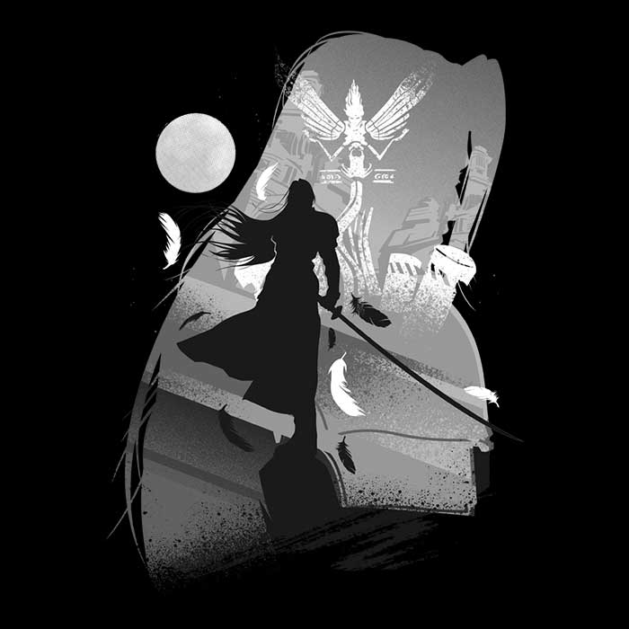 Attack of Sephiroth Men's Apparel - Adult & Kids T-Shirts, Sweatshirts & Hoodies apparel design preview 2