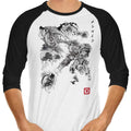 Attack of the Space Pirates 3/4 Sleeve Raglan - Adult & Kids T-Shirts, Sweatshirts & Hoodies apparel design preview 1