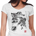 Attack of the Space Pirates Women's V-Neck - Adult & Kids T-Shirts, Sweatshirts & Hoodies apparel design preview 1