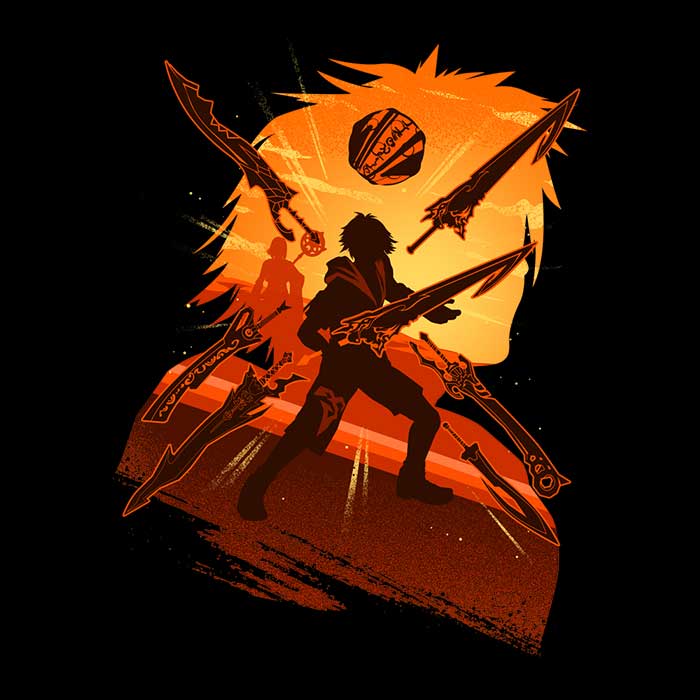 Attack of Tidus Men's Apparel - Adult & Kids T-Shirts, Sweatshirts & Hoodies apparel design preview 2