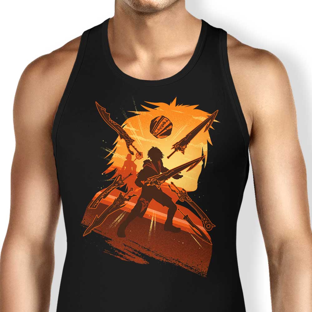 Attack of Tidus Tank Top - Adult & Kids T-Shirts, Sweatshirts & Hoodies apparel design preview 1