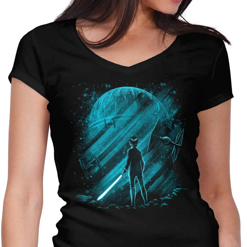 Attack on Black Squadron Women's V-Neck - Adult & Kids T-Shirts, Sweatshirts & Hoodies apparel design preview 1