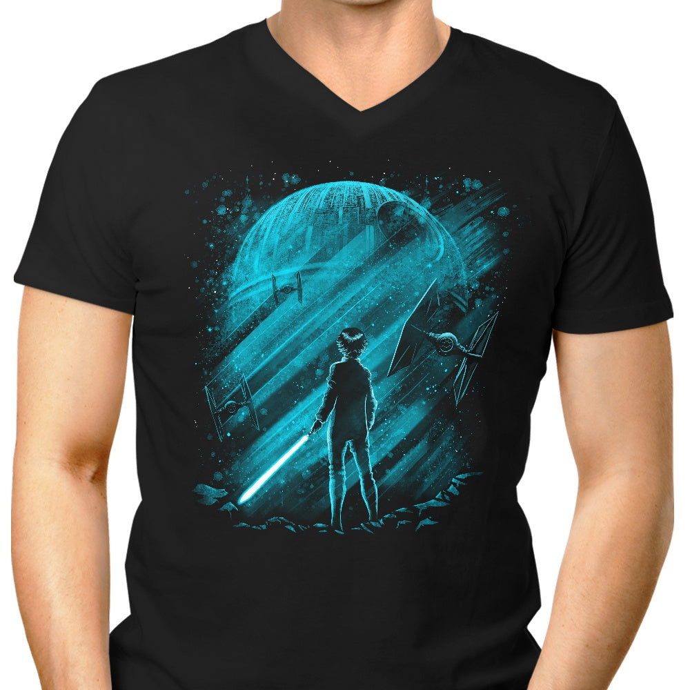 Attack on Black Squadron Men's V-Neck - Adult & Kids T-Shirts, Sweatshirts & Hoodies apparel design preview 1