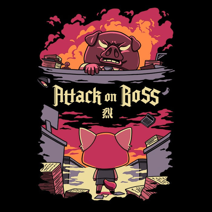 Attack on Boss - Adult & Kids T-Shirts, Sweatshirts & Hoodies apparel design preview 2