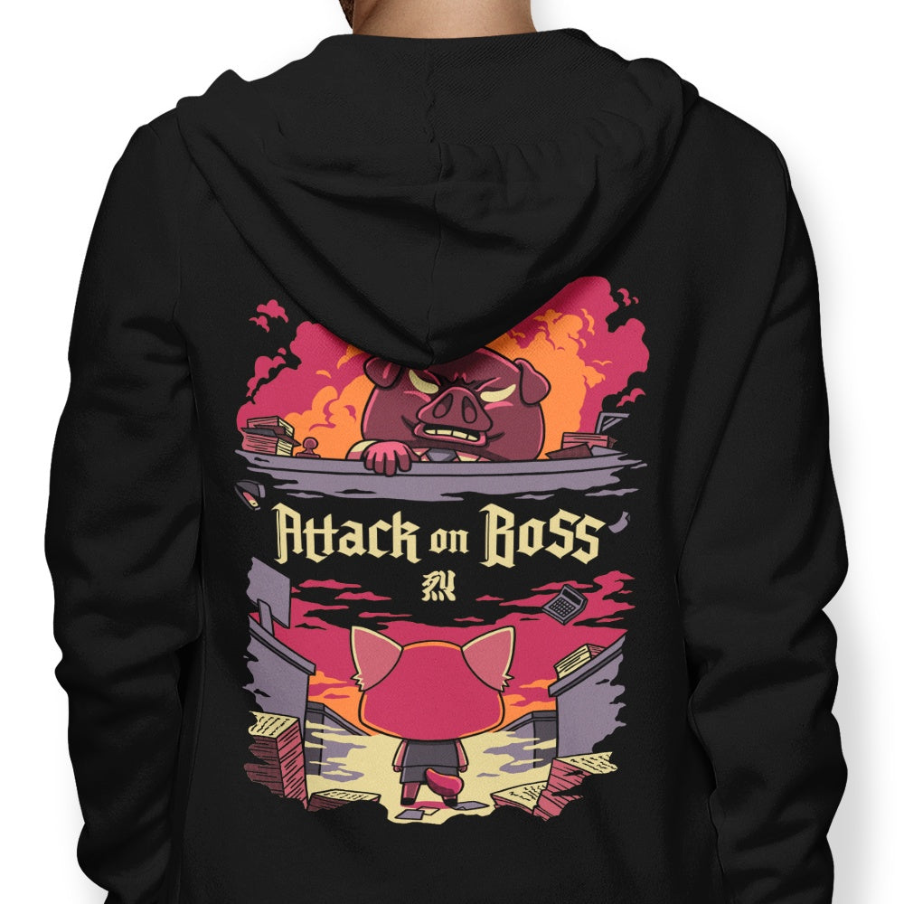 Attack on Boss - Adult & Kids T-Shirts, Sweatshirts & Hoodies apparel design preview 1