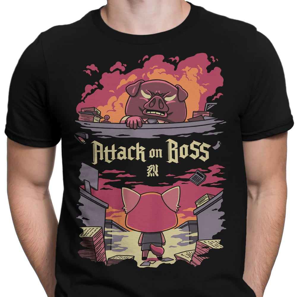 Attack on Boss Men's Apparel - Adult & Kids T-Shirts, Sweatshirts & Hoodies apparel design preview 2