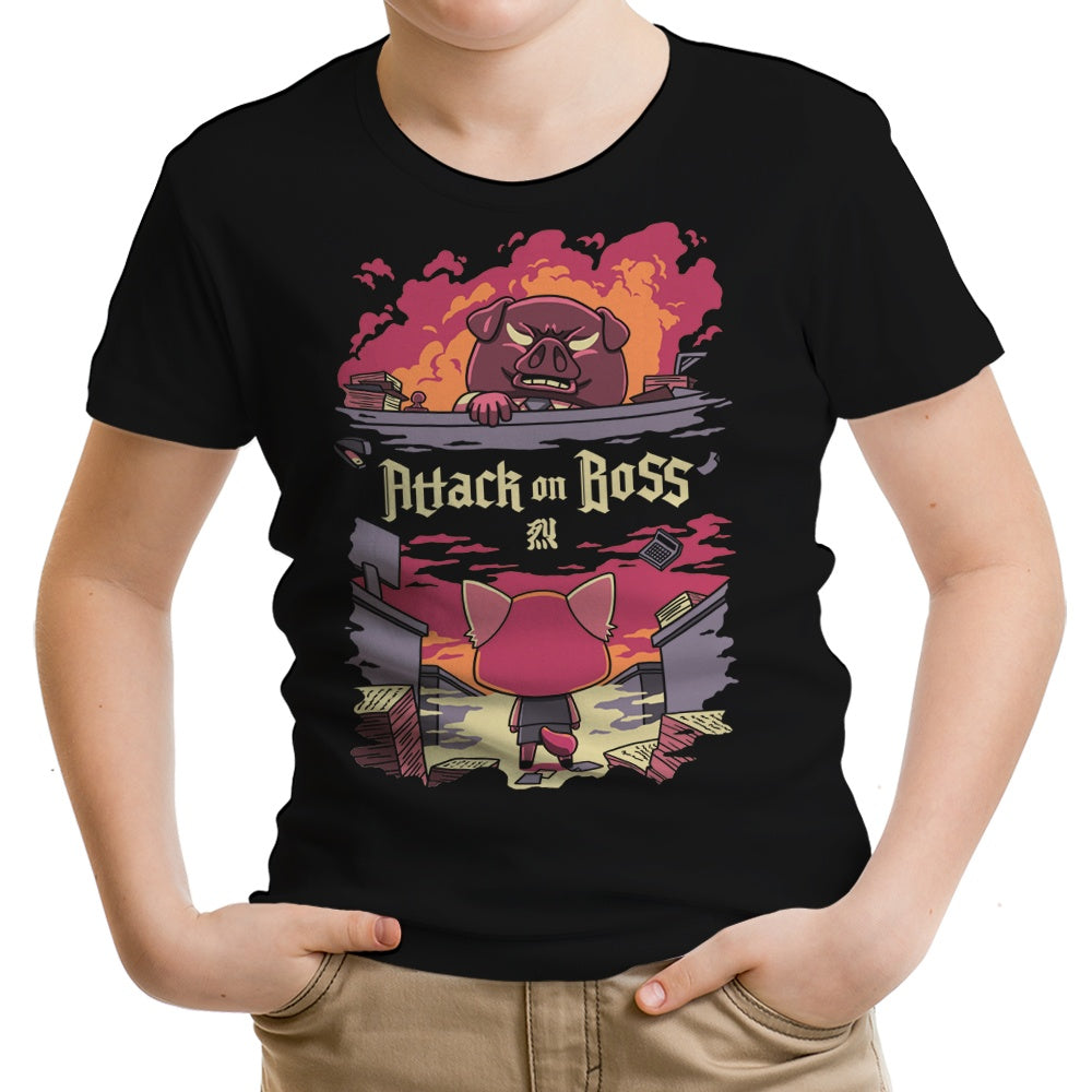 Attack on Boss Youth Apparel - Adult & Kids T-Shirts, Sweatshirts & Hoodies apparel design preview 1