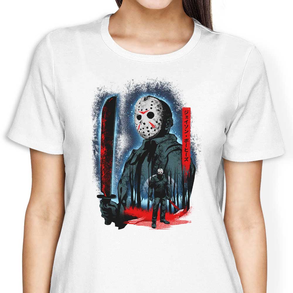 Attack on Crystal Lake Women's Apparel - Adult & Kids T-Shirts, Sweatshirts & Hoodies apparel design preview 2