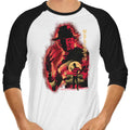 Attack on Elm St. 3/4 Sleeve Raglan - Adult & Kids T-Shirts, Sweatshirts & Hoodies apparel design preview 1