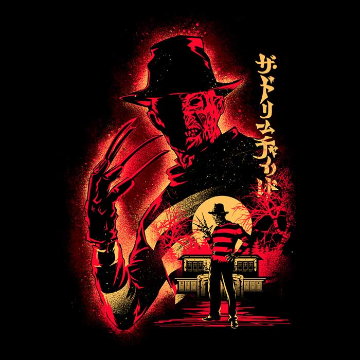 Attack on Elm St. Women's V-Neck - Adult & Kids T-Shirts, Sweatshirts & Hoodies apparel design preview 2