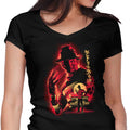 Attack on Elm St. Women's V-Neck - Adult & Kids T-Shirts, Sweatshirts & Hoodies apparel design preview 1