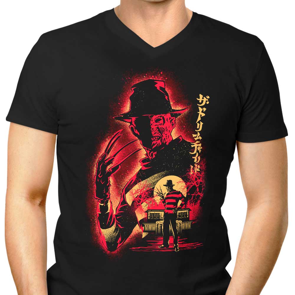 Attack on Elm St. Men's V-Neck - Adult & Kids T-Shirts, Sweatshirts & Hoodies apparel design preview 1