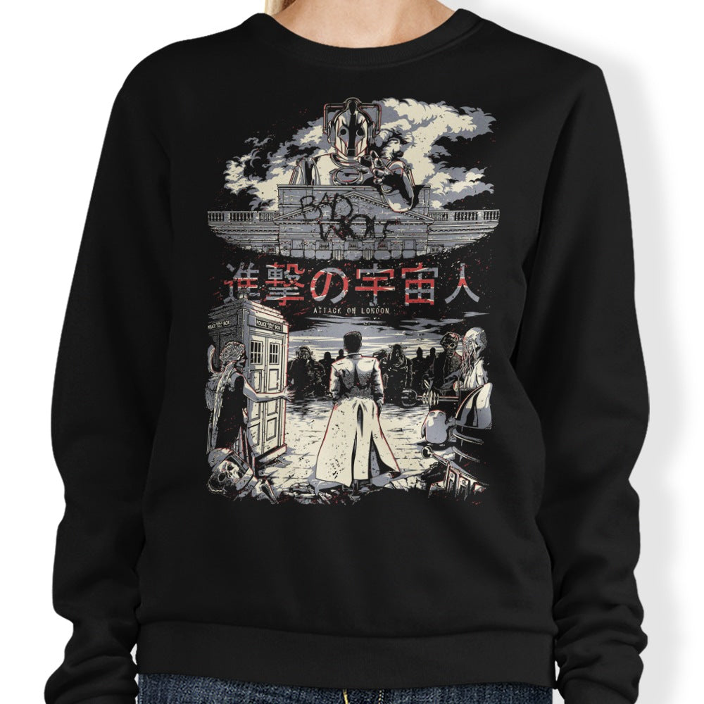 Attack on London - Adult & Kids T-Shirts, Sweatshirts & Hoodies apparel design preview 1