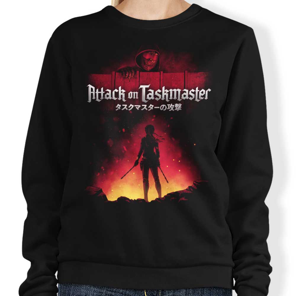 Attack on Taskmaster - Adult & Kids T-Shirts, Sweatshirts & Hoodies apparel design preview 1