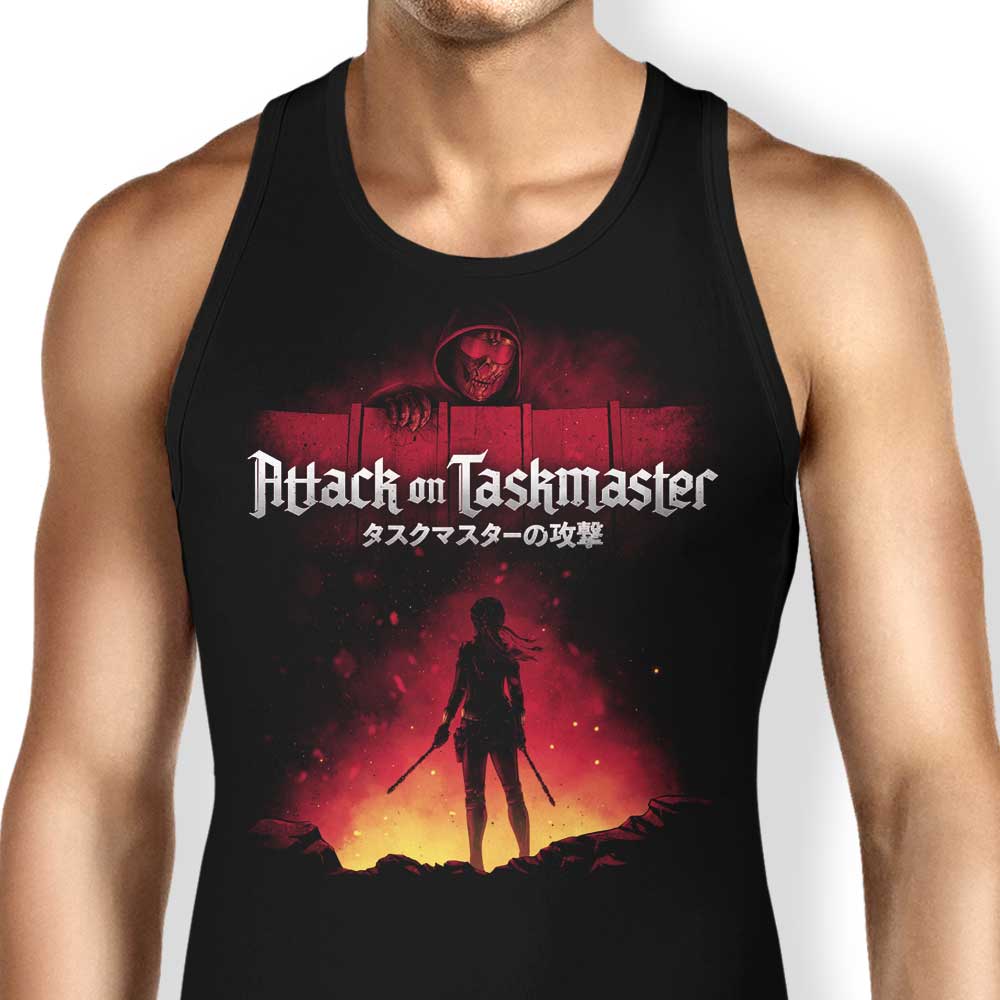 Attack on Taskmaster Tank Top - Adult & Kids T-Shirts, Sweatshirts & Hoodies apparel design preview 1