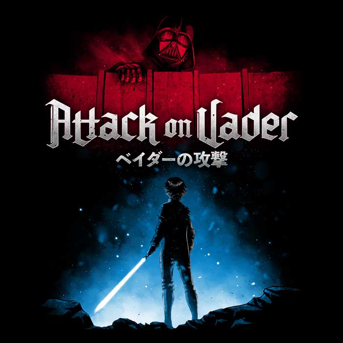 Attack on Vader Men's Apparel - Adult & Kids T-Shirts, Sweatshirts & Hoodies apparel design preview 2