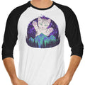 Aurora Meowalis 3/4 Sleeve Raglan - Adult & Kids T-Shirts, Sweatshirts & Hoodies apparel design preview 1