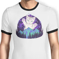 Aurora Meowalis Ringer - Adult & Kids T-Shirts, Sweatshirts & Hoodies apparel design preview 1