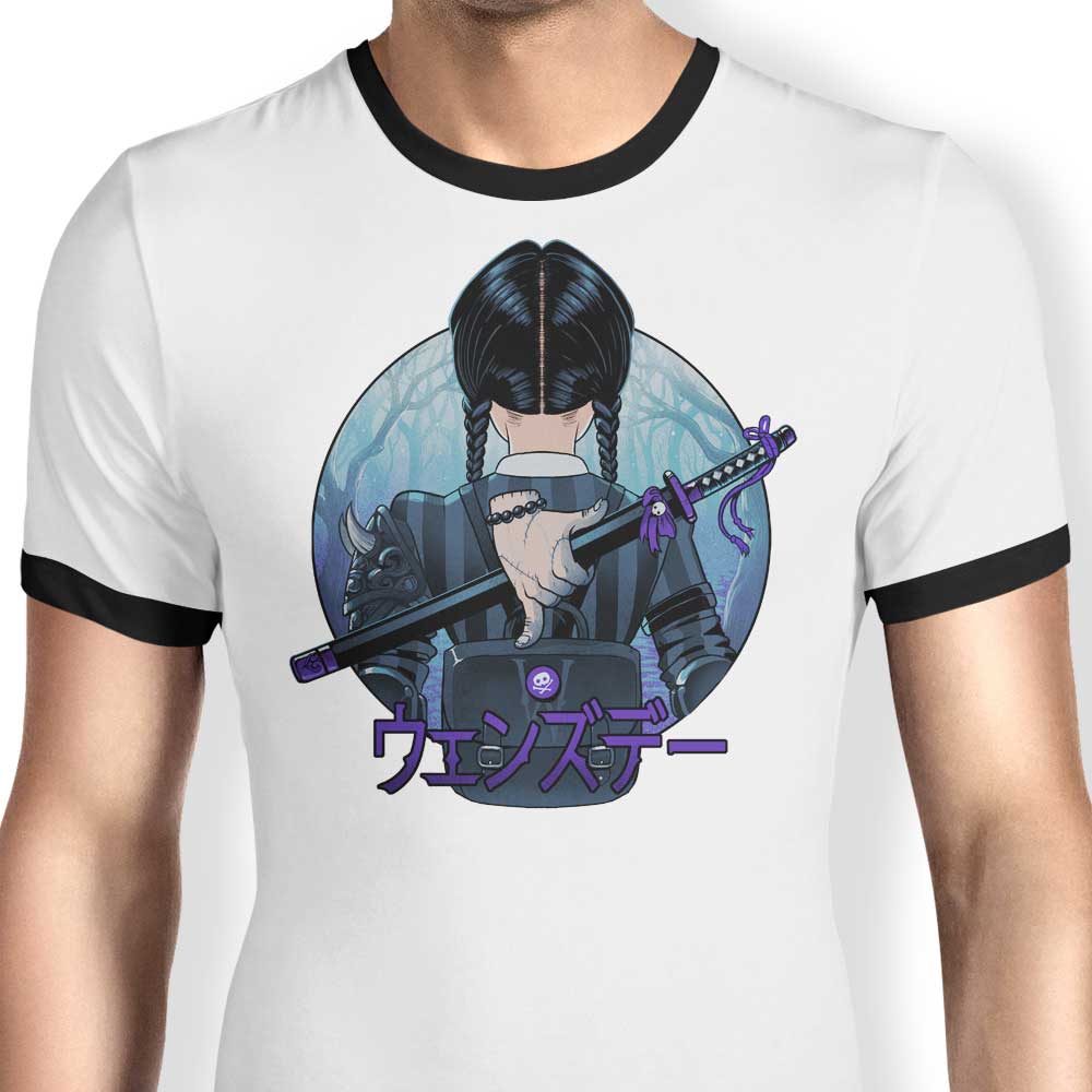 Autumn Raven Ringer - Adult & Kids T-Shirts, Sweatshirts & Hoodies apparel design preview 1