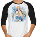 Awakened Hero 3/4 Sleeve Raglan - Adult & Kids T-Shirts, Sweatshirts & Hoodies apparel design preview 1