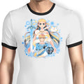 Awakened Hero Ringer - Adult & Kids T-Shirts, Sweatshirts & Hoodies apparel design preview 1