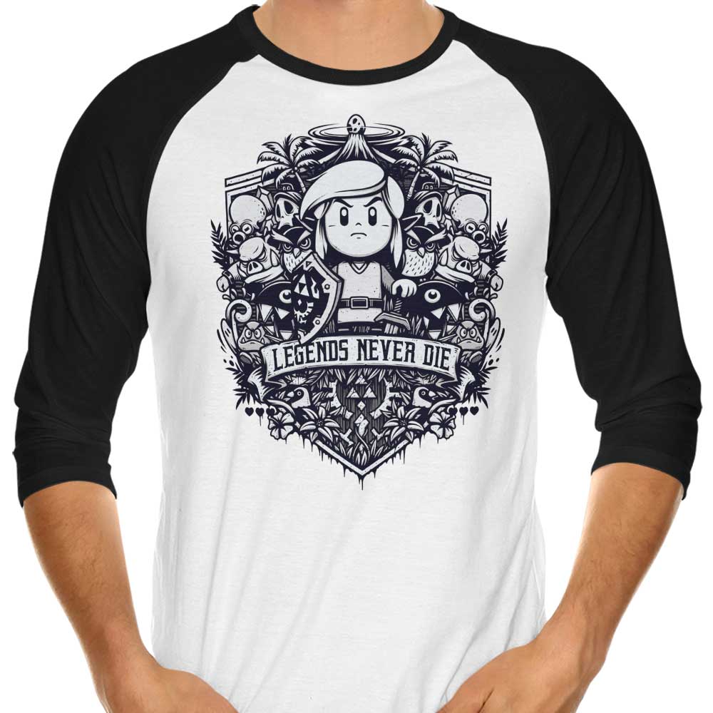 Awakening Legends 3/4 Sleeve Raglan - Adult & Kids T-Shirts, Sweatshirts & Hoodies apparel design preview 1