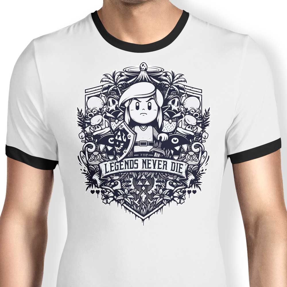Awakening Legends Ringer - Adult & Kids T-Shirts, Sweatshirts & Hoodies apparel design preview 1