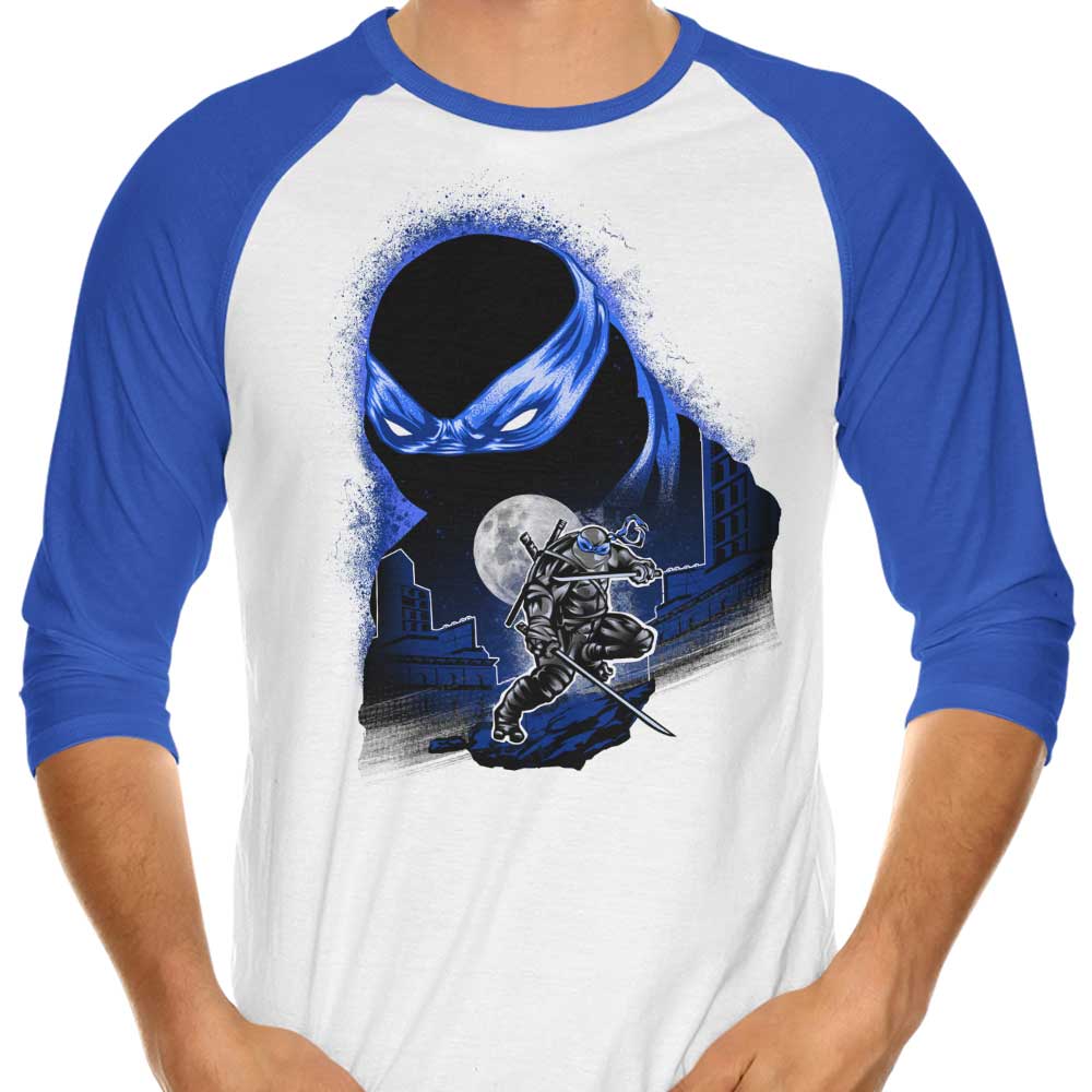 Azure Blades 3/4 Sleeve Raglan - Adult & Kids T-Shirts, Sweatshirts & Hoodies apparel design preview 1