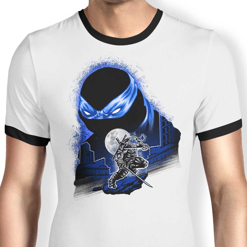 Azure Blades Ringer - Adult & Kids T-Shirts, Sweatshirts & Hoodies apparel design preview 1