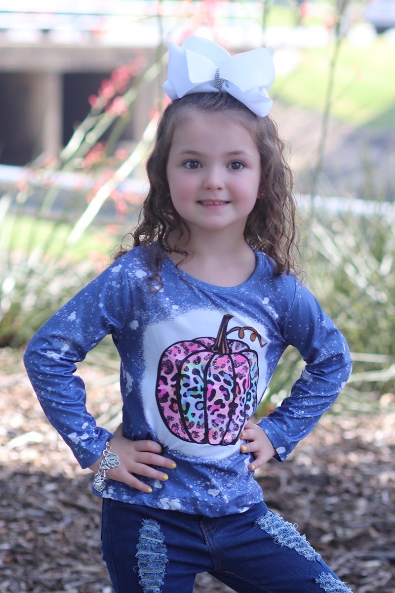 SALE Mommy Me Baby Youth Leopard Pumpkin Fall Bleach - Adult & Kids T-Shirts, Sweatshirts & Hoodies apparel design preview 2