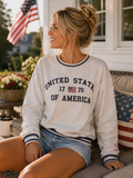 Simply Southern USA 1776 Varsity Crew - Adult & Kids T-Shirts, Sweatshirts & Hoodies apparel design preview 1