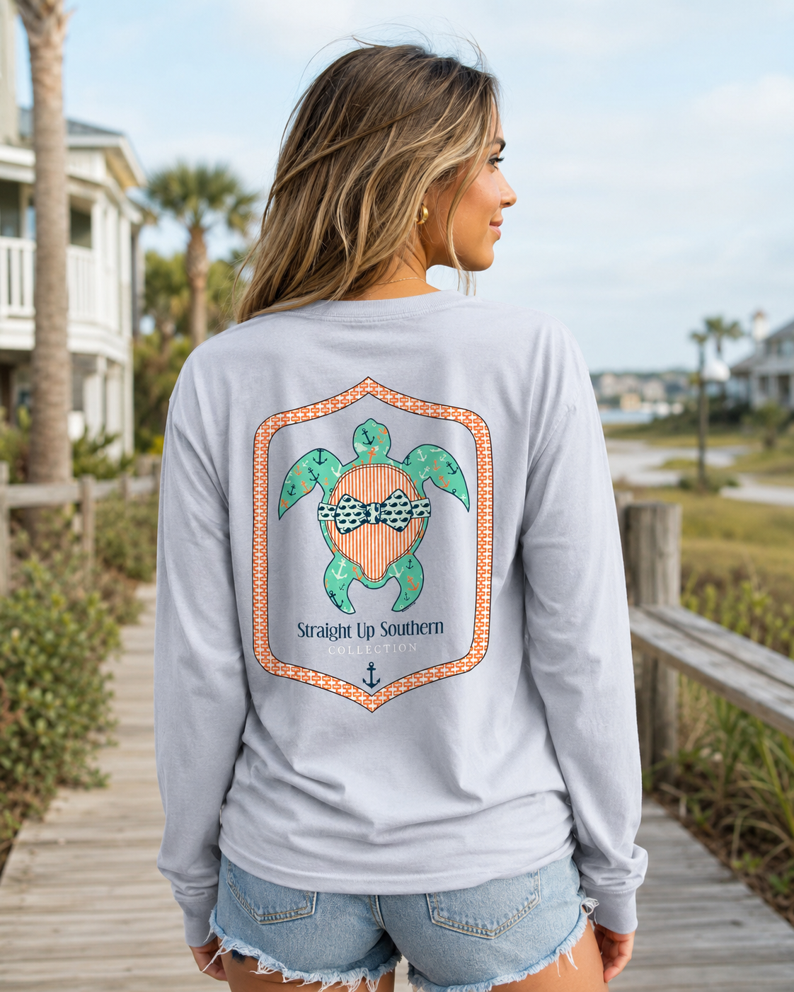 SALE Itsa girl Thing Straight Up Southern Turtle - Adult & Kids T-Shirts, Sweatshirts & Hoodies apparel design preview 1