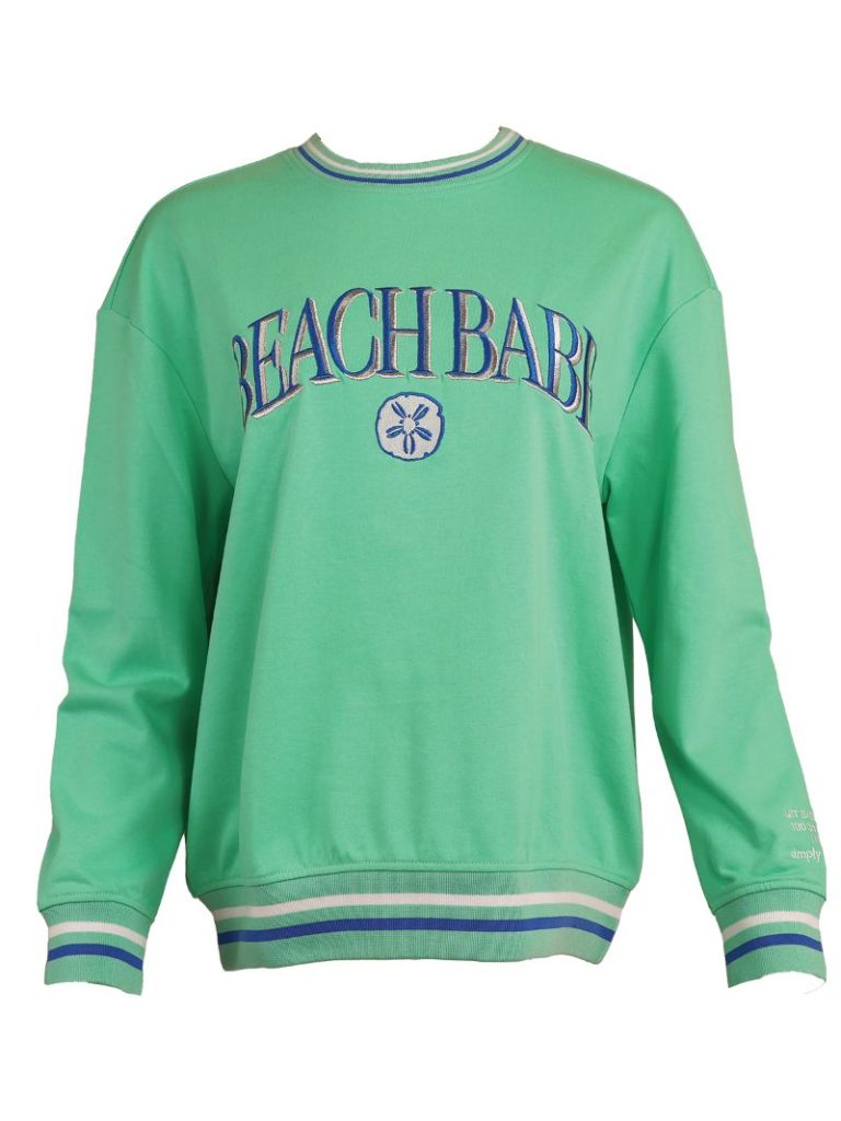 Simply Southern Babe Varsity Crew - Adult & Kids T-Shirts, Sweatshirts & Hoodies apparel design preview 1
