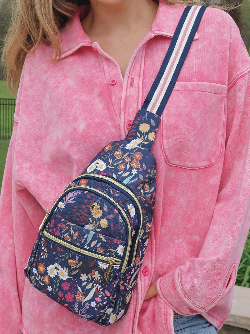 Simply Southern Preppy Patterns Sling Bag - Adult & Kids T-Shirts, Sweatshirts & Hoodies apparel design preview 1