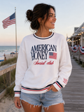 Simply Southern American Varsity Crew - Adult & Kids T-Shirts, Sweatshirts & Hoodies apparel design preview 1