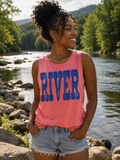 Southern Chics River Comfort Colors Tank Top - Adult & Kids T-Shirts, Sweatshirts & Hoodies apparel design preview 1