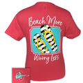 SALE Bjaxx Lilly Paige Beach More Worry Less Flip - Adult & Kids T-Shirts, Sweatshirts & Hoodies apparel design preview 1