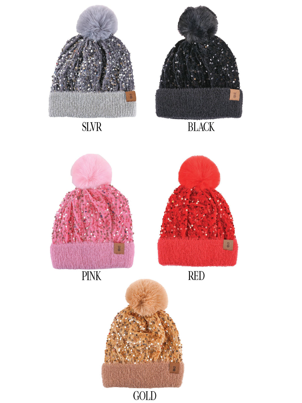 Simply Southern Preppy Solid Sequins Beanie Hat - Adult & Kids T-Shirts, Sweatshirts & Hoodies apparel design preview 2