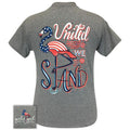 Girlie Girl Originals Preppy United We Stand Flamingo - Adult & Kids T-Shirts, Sweatshirts & Hoodies apparel design preview 1