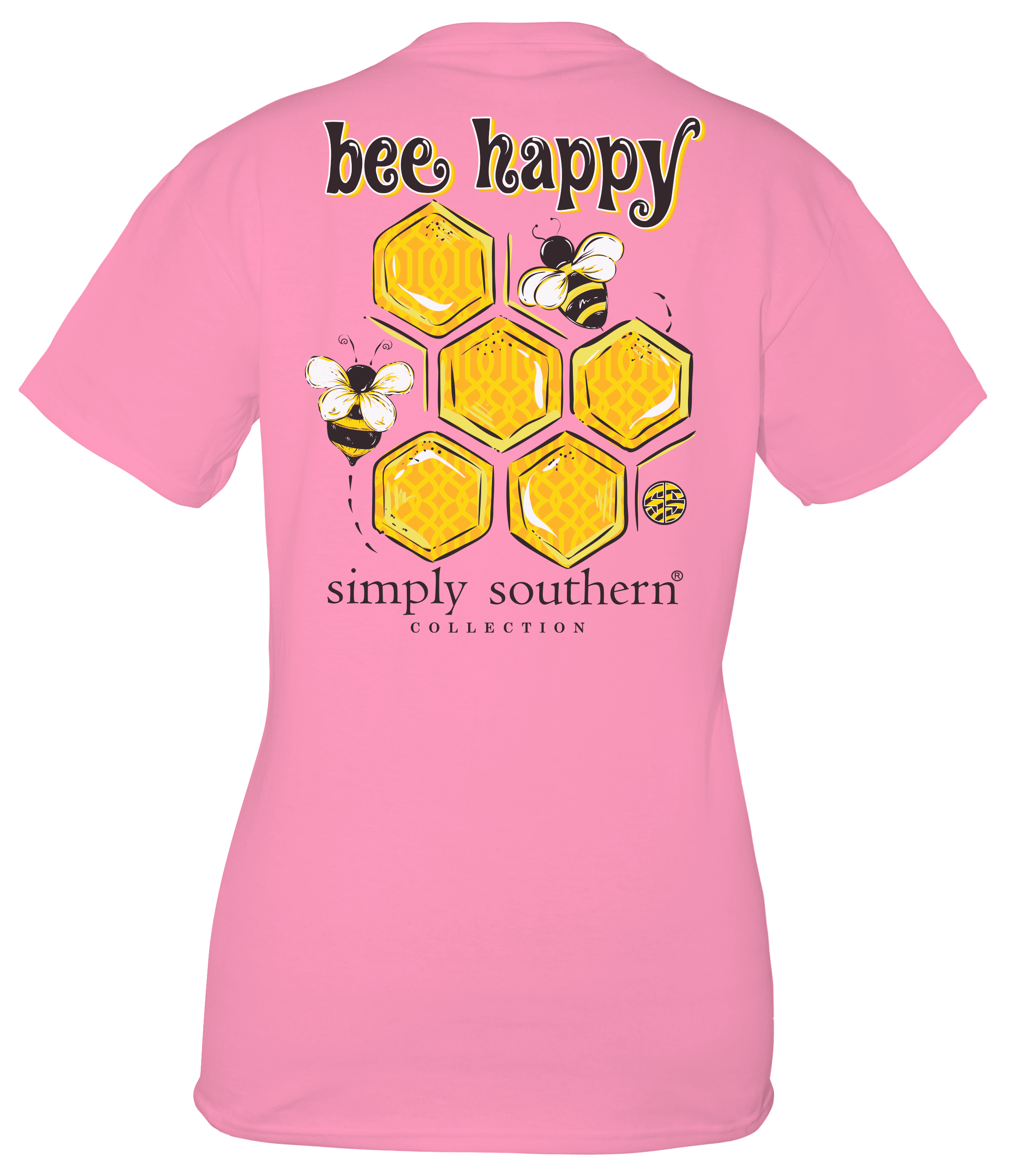 SALE Simply Southern Preppy Bee Happy - Adult & Kids T-Shirts, Sweatshirts & Hoodies apparel design preview 2