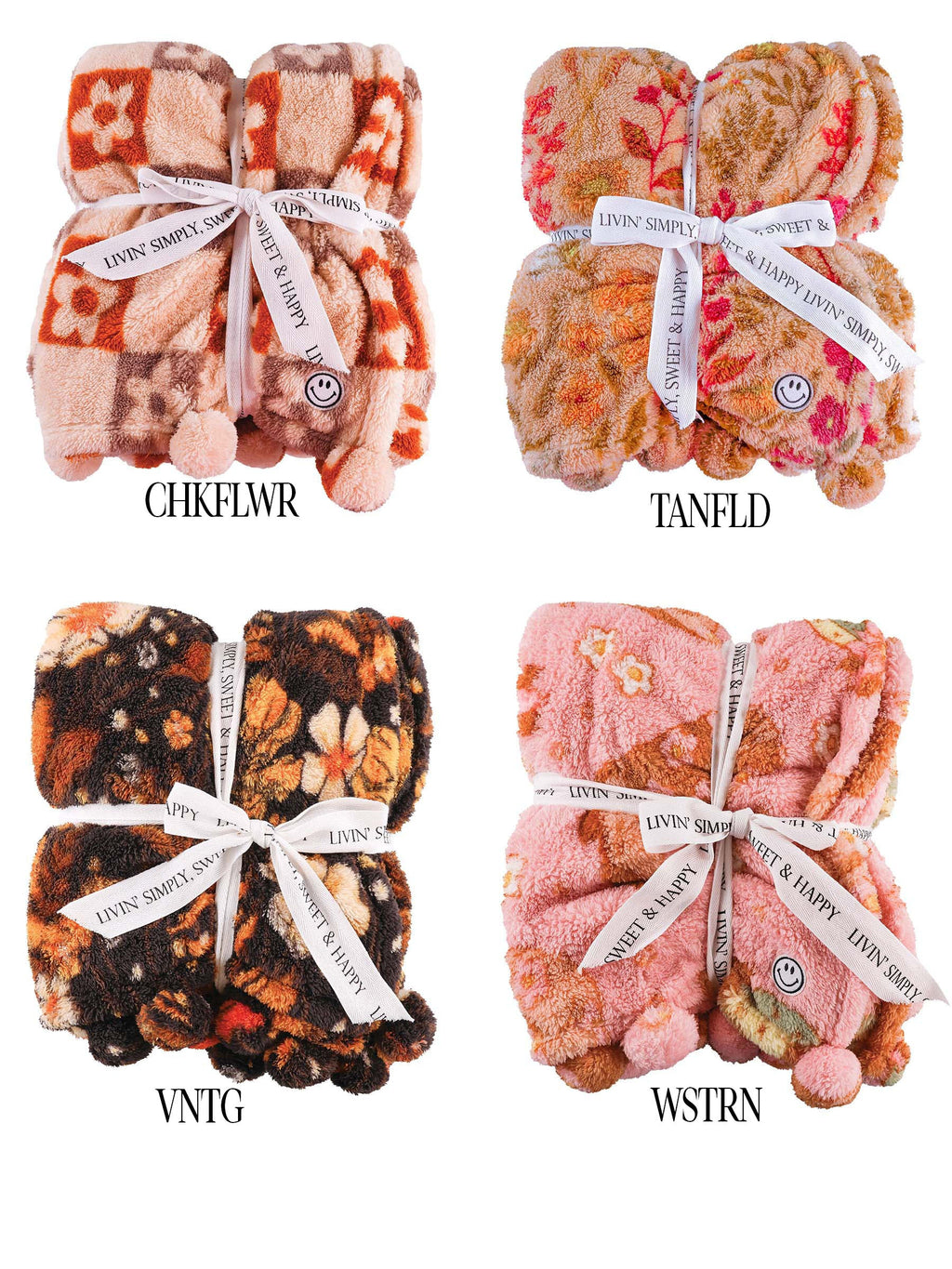Simply Southern Patterns Ultra Soft Sherpa Blanket - Adult & Kids T-Shirts, Sweatshirts & Hoodies apparel design preview 1