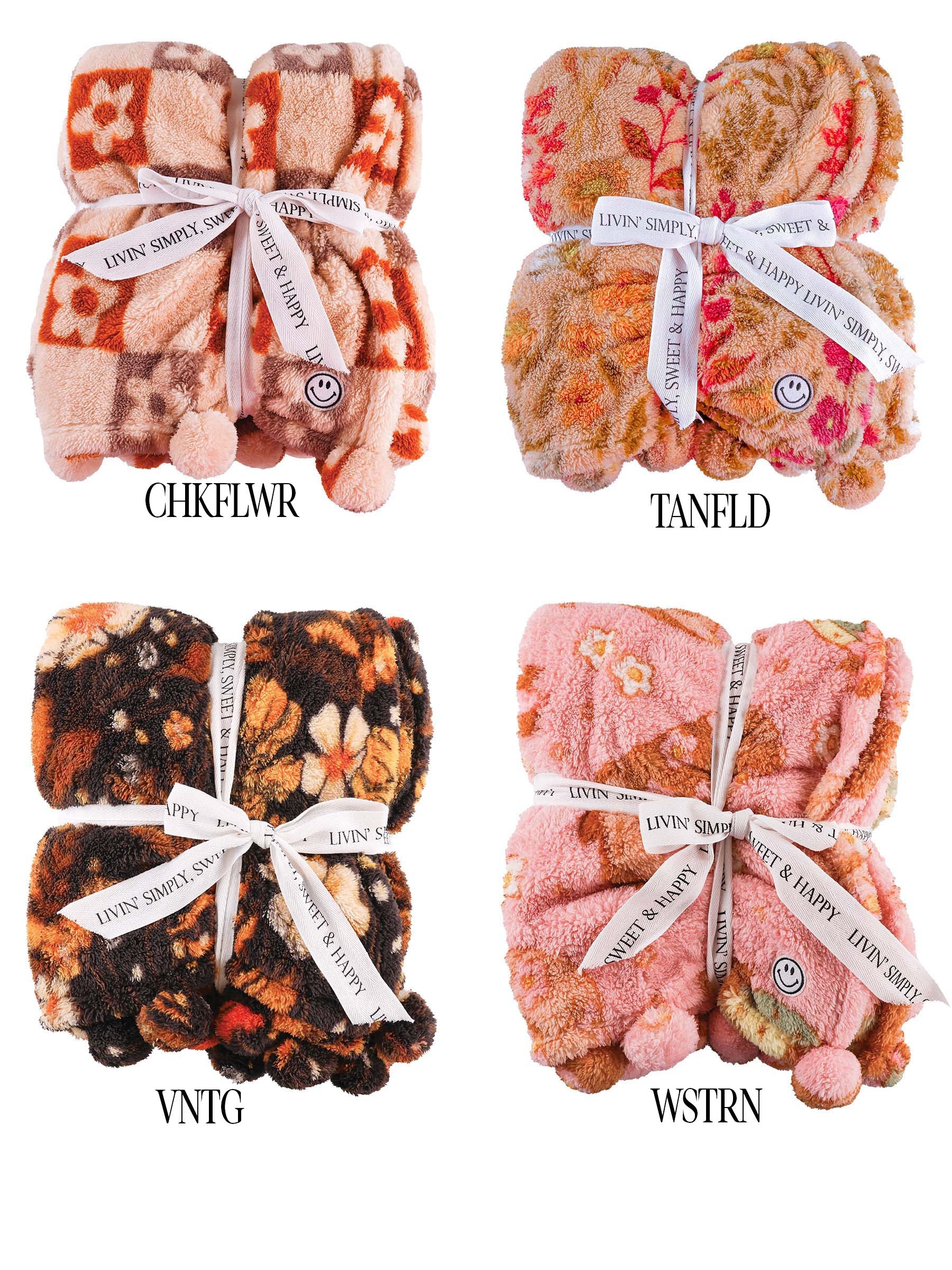Simply Southern Patterns Ultra Soft Sherpa Blanket - Adult & Kids T-Shirts, Sweatshirts & Hoodies apparel design preview 1