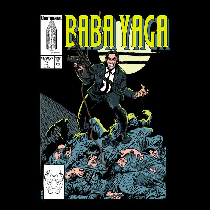Baba Yaga Issue 1 Youth Apparel - Adult & Kids T-Shirts, Sweatshirts & Hoodies apparel design preview 2