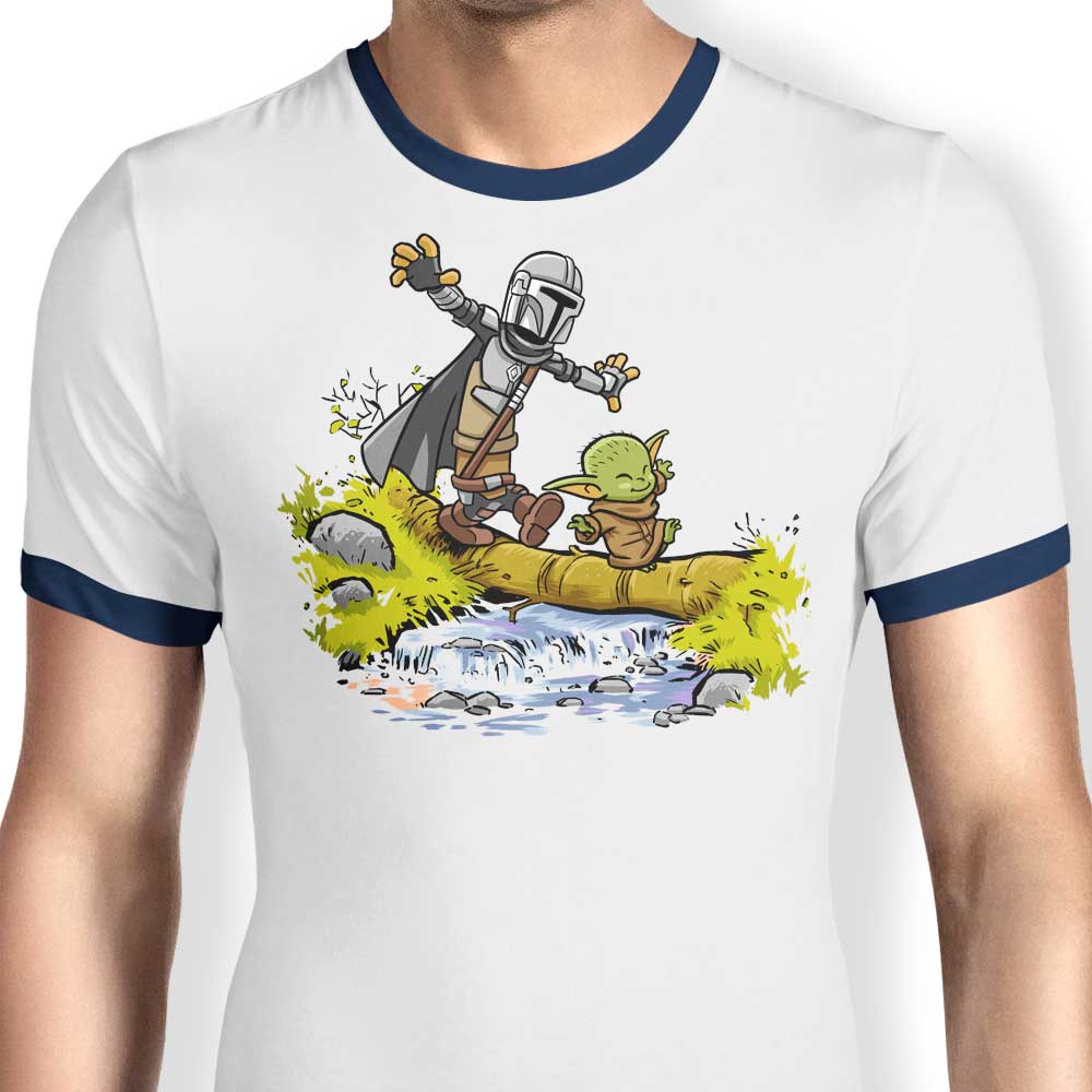 Baby and Merc Ringer - Adult & Kids T-Shirts, Sweatshirts & Hoodies apparel design preview 1