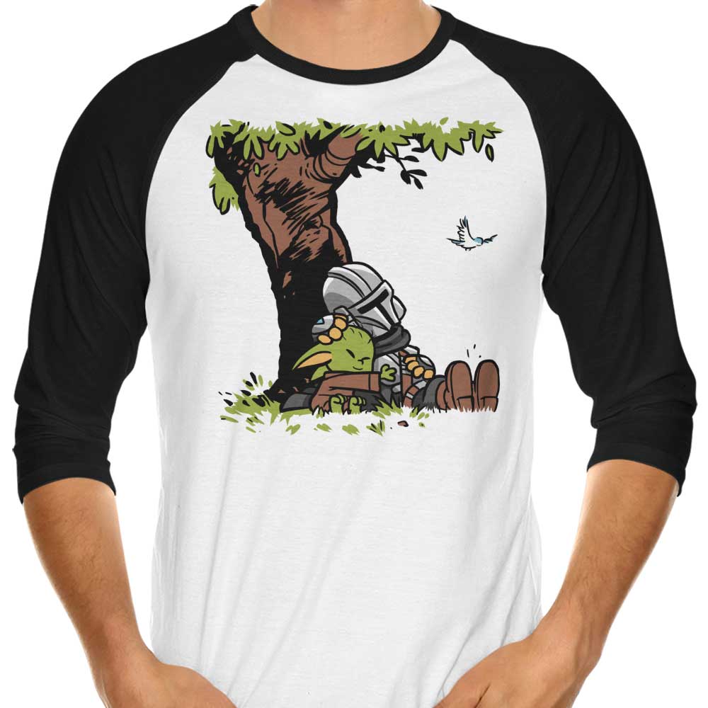Baby Nap 3/4 Sleeve Raglan - Adult & Kids T-Shirts, Sweatshirts & Hoodies apparel design preview 1