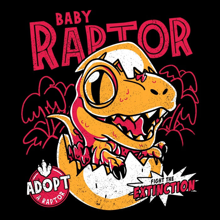 Baby Raptor - Adult & Kids T-Shirts, Sweatshirts & Hoodies apparel design preview 2