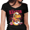 Baby Raptor Women's V-Neck - Adult & Kids T-Shirts, Sweatshirts & Hoodies apparel design preview 1